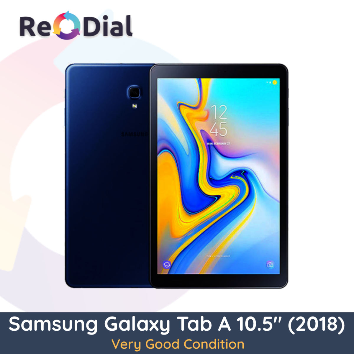 Samsung Galaxy Tab A 10.5" (T595 / 2018) WiFi + Cellular - Very Good Condition - ReDial