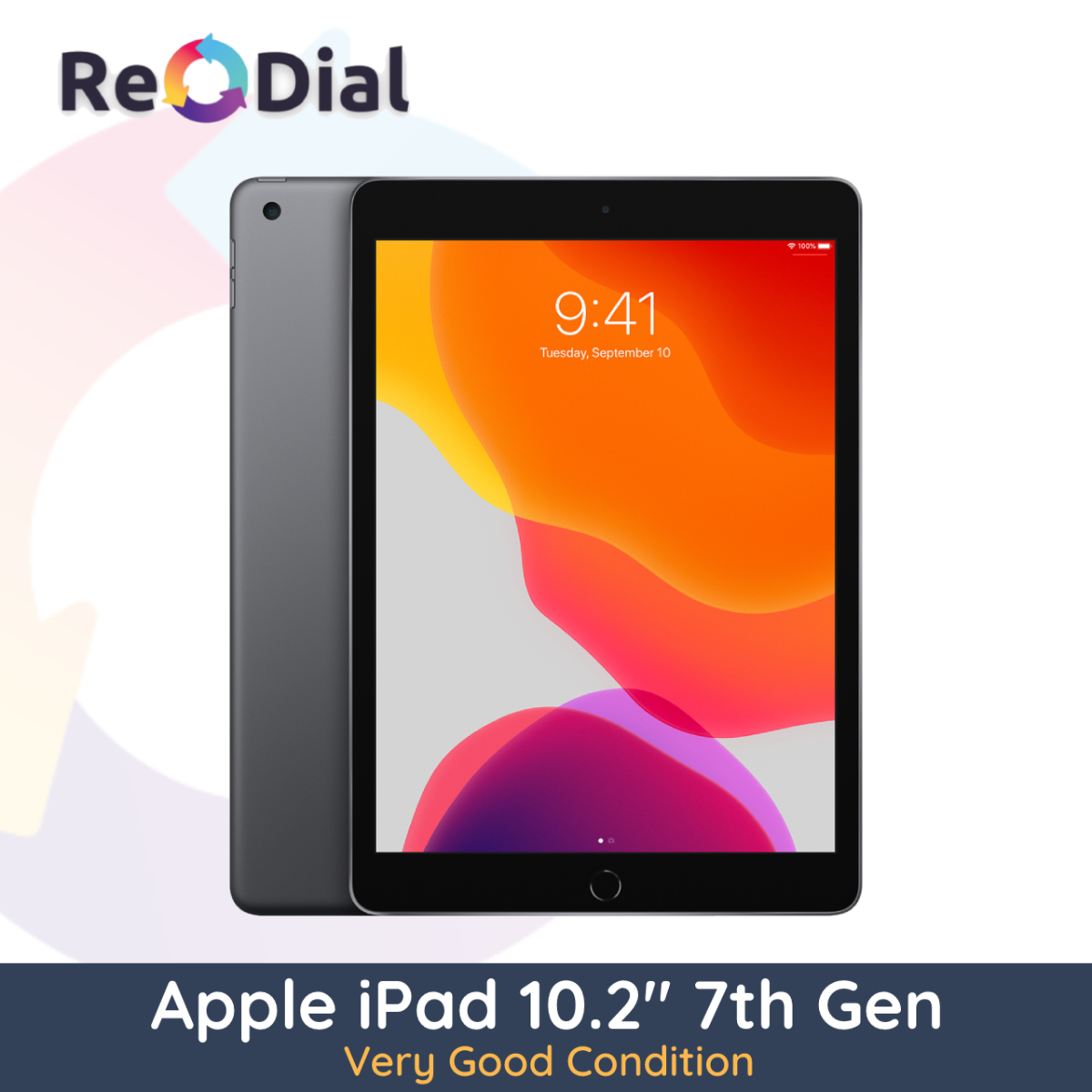 Apple iPad 10.2" 7th Gen (2019) Wi-Fi + Cellular - Very Good Condition