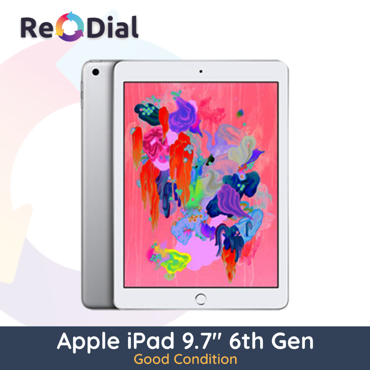 Apple iPad 9.7" 6th Gen (2018) Wi-Fi + Cellular - Good Condition