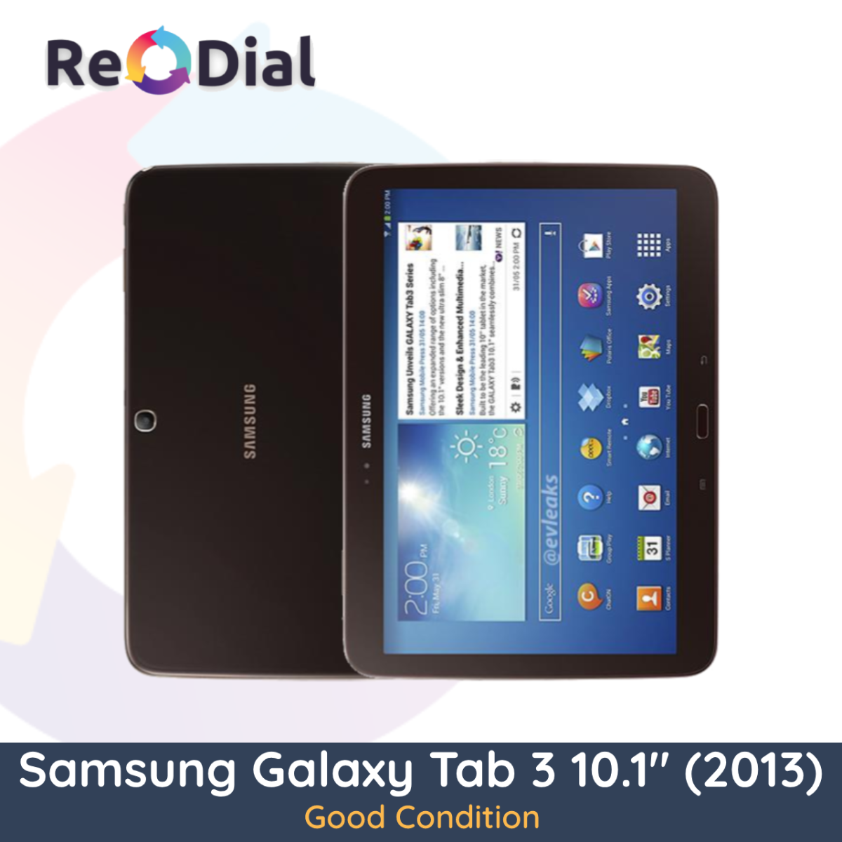 Samsung Galaxy Tab 3 10.1" (P5210 / 2013) WiFi - Good Condition