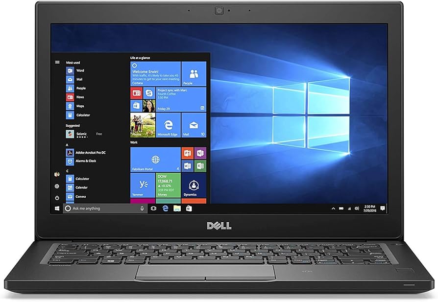 Dell Latitude 7280 12.5" Laptop i5-6300U 256GB 8GB RAM - Very Good Condition
