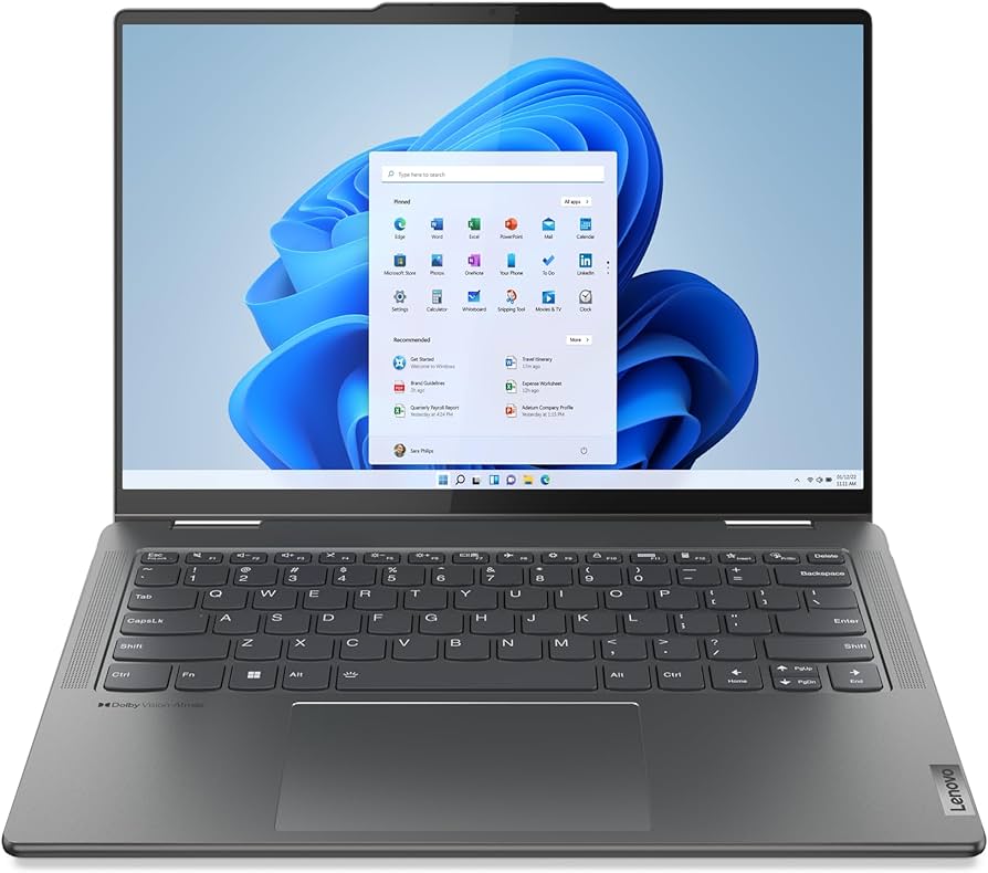 Lenovo Yoga 7 Gen 6 (14ACN6) 14" Laptop AMD Ryzen 7 5800U 512GB 16GB RAM - Good Condition