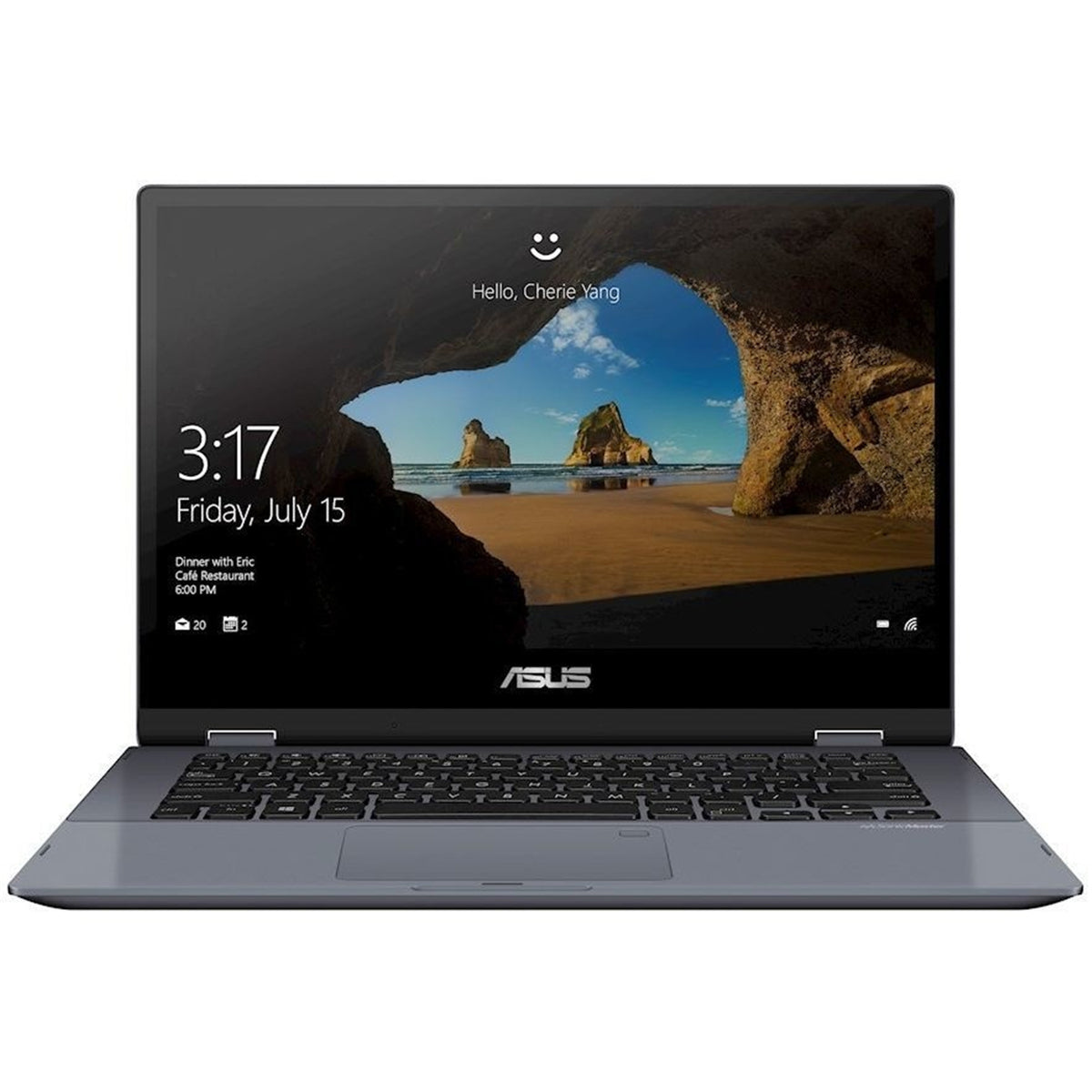 Asus VivioBook Flip 14" (TP412UA) Laptop i3-7020U 128GB 4GB RAM - Very Good Condition