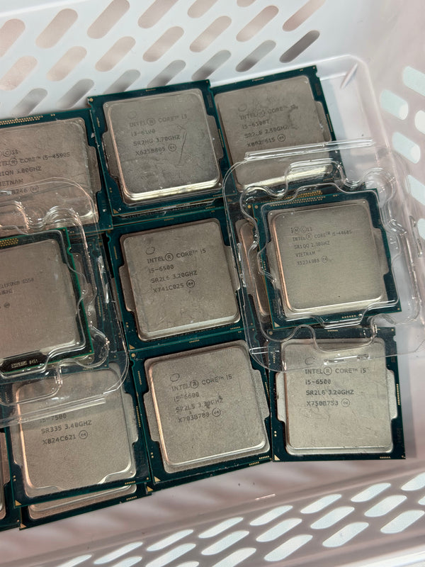 Intel CPU Processor Lot | 38-Piece Bulk Mix | Used, Untested (As-Is)