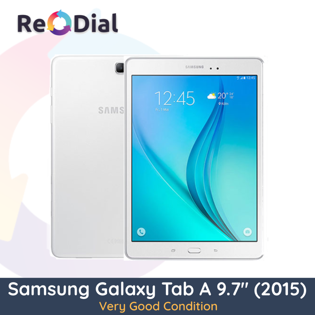 Samsung Galaxy Tab A 9.7" (T555 / 2015) WiFi + Cellular - Very Good Condition