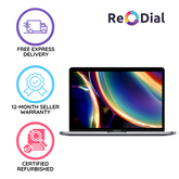 Excellent Refurbished Apple MacBook Pro 13" (2019) Core i5 1TB 16GB Ram - Silver