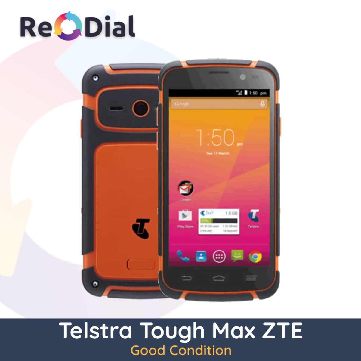 Telstra Tough Max ZTE T84 - Good Condition