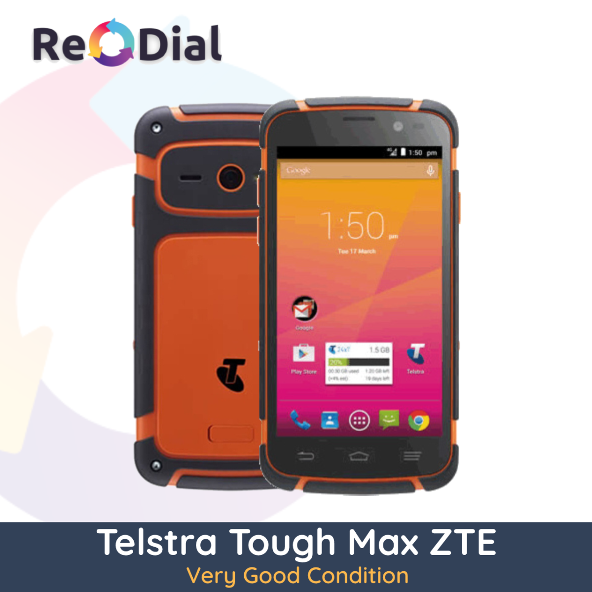 Telstra Tough Max ZTE T84 - Very Good Condition