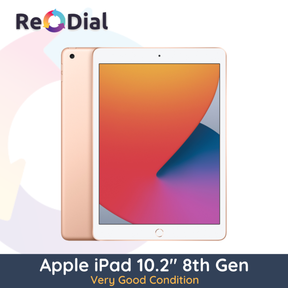 Apple iPad 10.2" 8th Gen (2020) Wi-Fi + Cellular - Very Good Condition