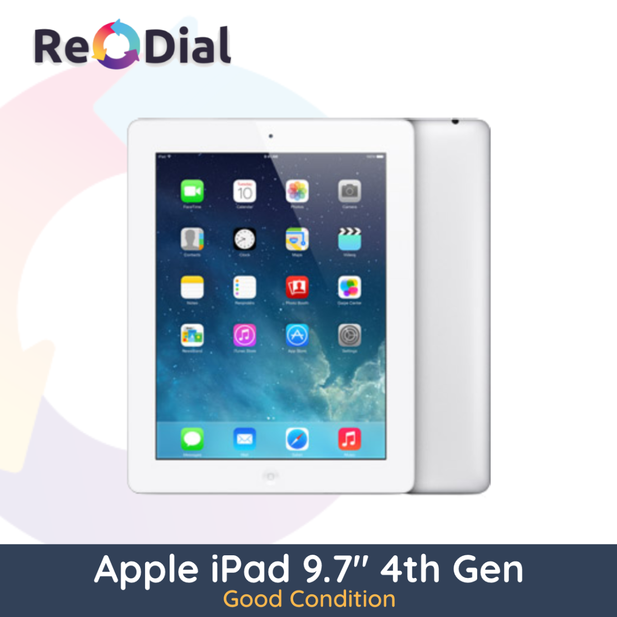Apple iPad 9.7" 4th Gen (2012) Wi-Fi + Cellular - Good Condition