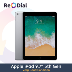 Apple iPad 9.7" 5th Gen (2017) Wi-Fi + Cellular - Very Good Condition