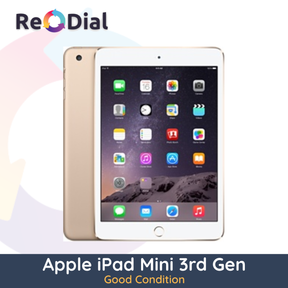 Apple iPad Mini 3rd Gen (2014) Wi-Fi + Cellular - Good Condition