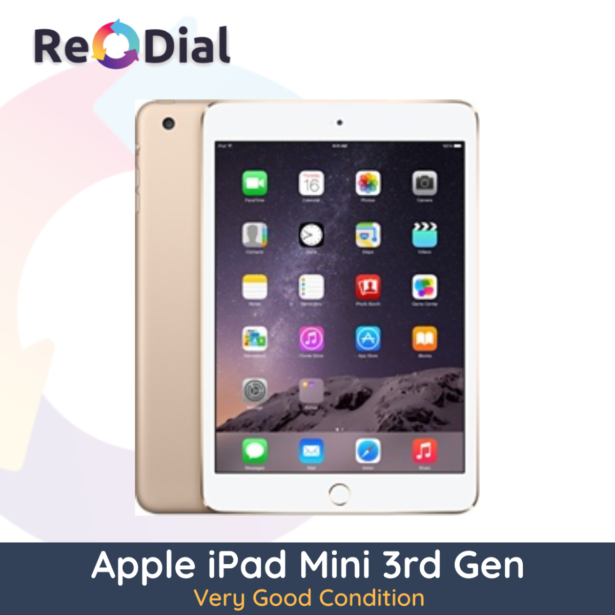 Apple iPad Mini 3rd Gen (2014) Wi-Fi - Very Good Condition