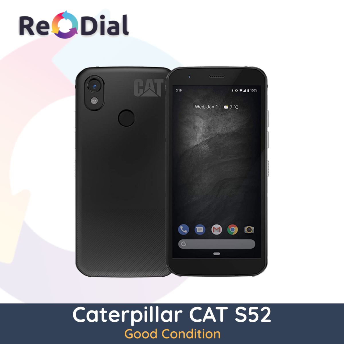 Caterpillar CAT S52 Heavy Duty Phone - Good Condition