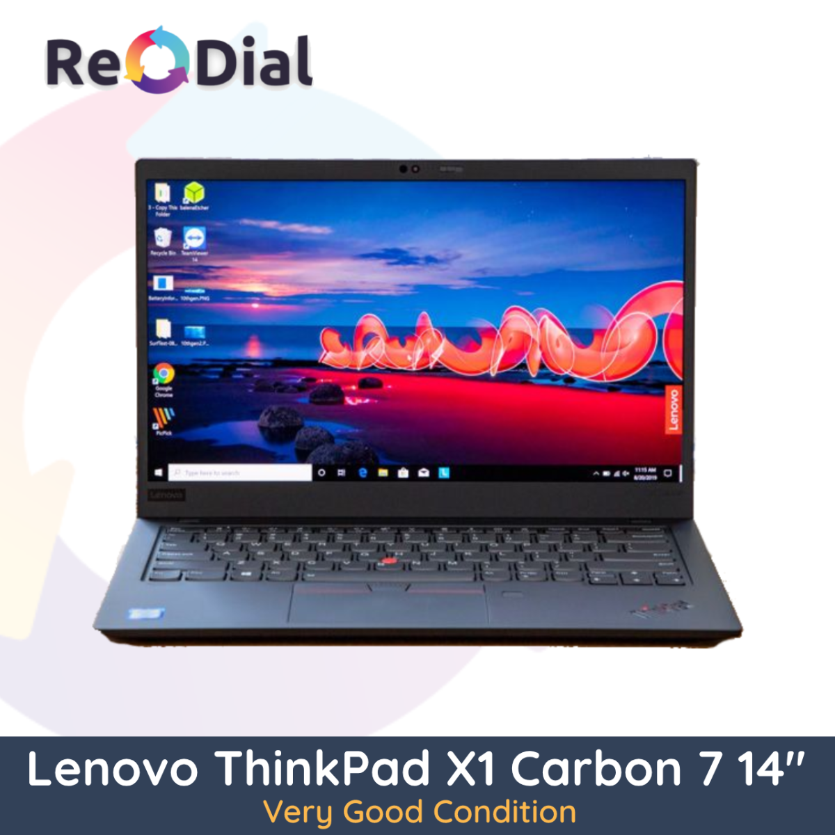 Lenovo ThinkPad X1 Carbon 14" (7th Gen) i7-8665U 512Gb 16Gb Ram - Very Good Condition