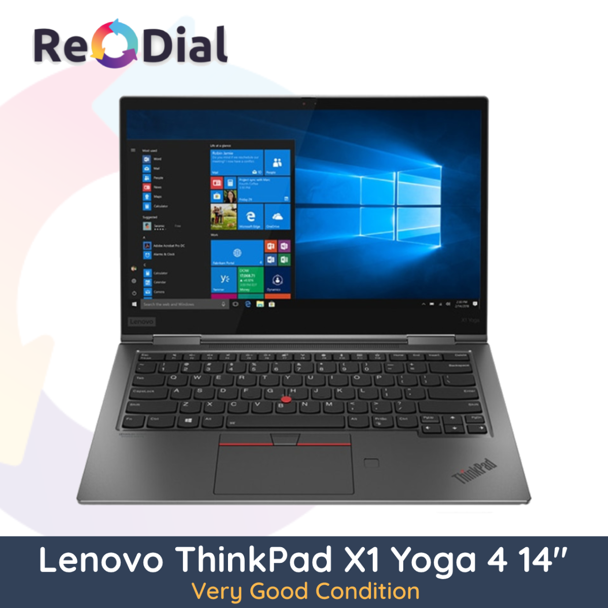 Lenovo ThinkPad X1 Yoga (4th Gen) 14" i5-8365U 256GB 8GB RAM - Very Good Condition
