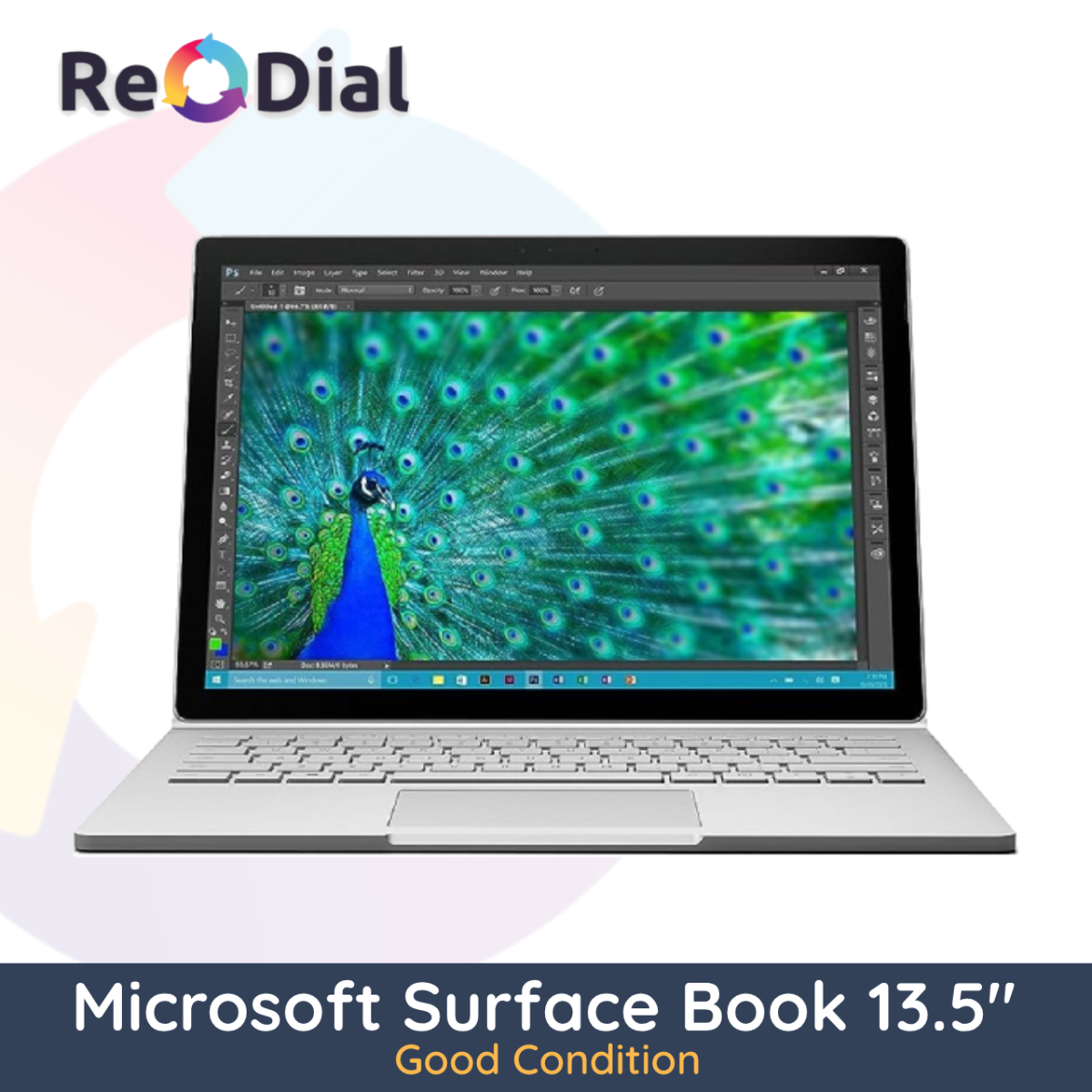 Microsoft Surface Book 13.5" Laptop i5-6300U 256GB 8GB RAM - Good Condition