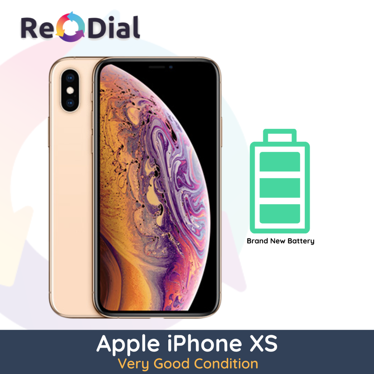 Apple iPhone Xs - Very Good Condition (New Apple Original Battery)