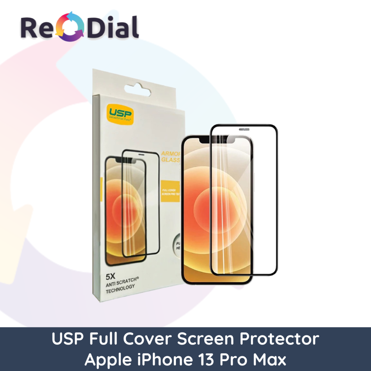 USP Full Cover Glass Screen Protector for Apple iPhone 13 Pro Max