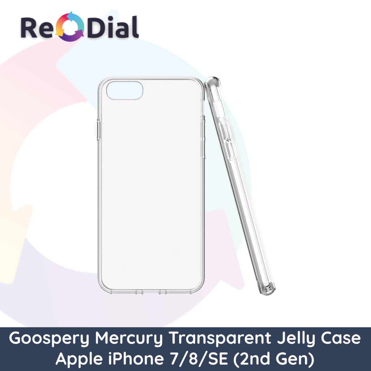 Goospery Mercury Transparent Jelly Case for Apple iPhone 7/8/SE (2nd Gen)