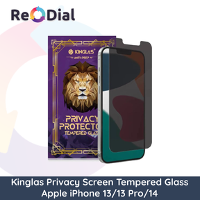 Kinglas Privacy Screen Protector Tempered Glass For Apple iPhone 13/13 Pro/14