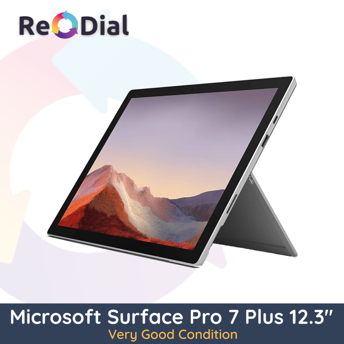 Microsoft Surface Pro 7 Plus 12.3"  i5-1135G7 128Gb 8Gb Ram - Very Good Condition