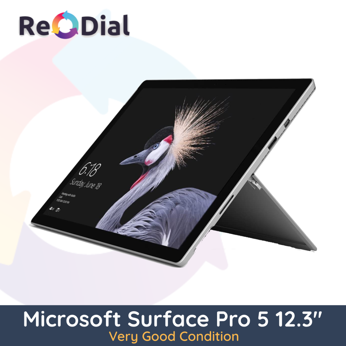 Microsoft Surface Pro 5 12.3" i5-7300 256GB 8GB RAM - Very Good Condition