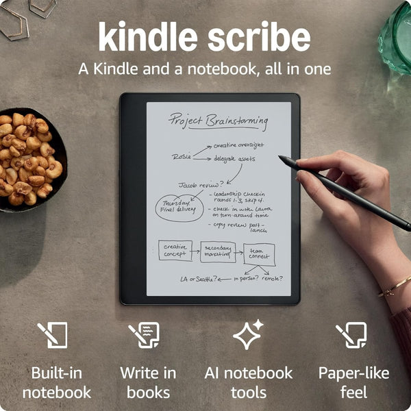 Amazon Kindle Scribe (1st Gen, 2022) | Good Refurbished - Pen Included - ReDial