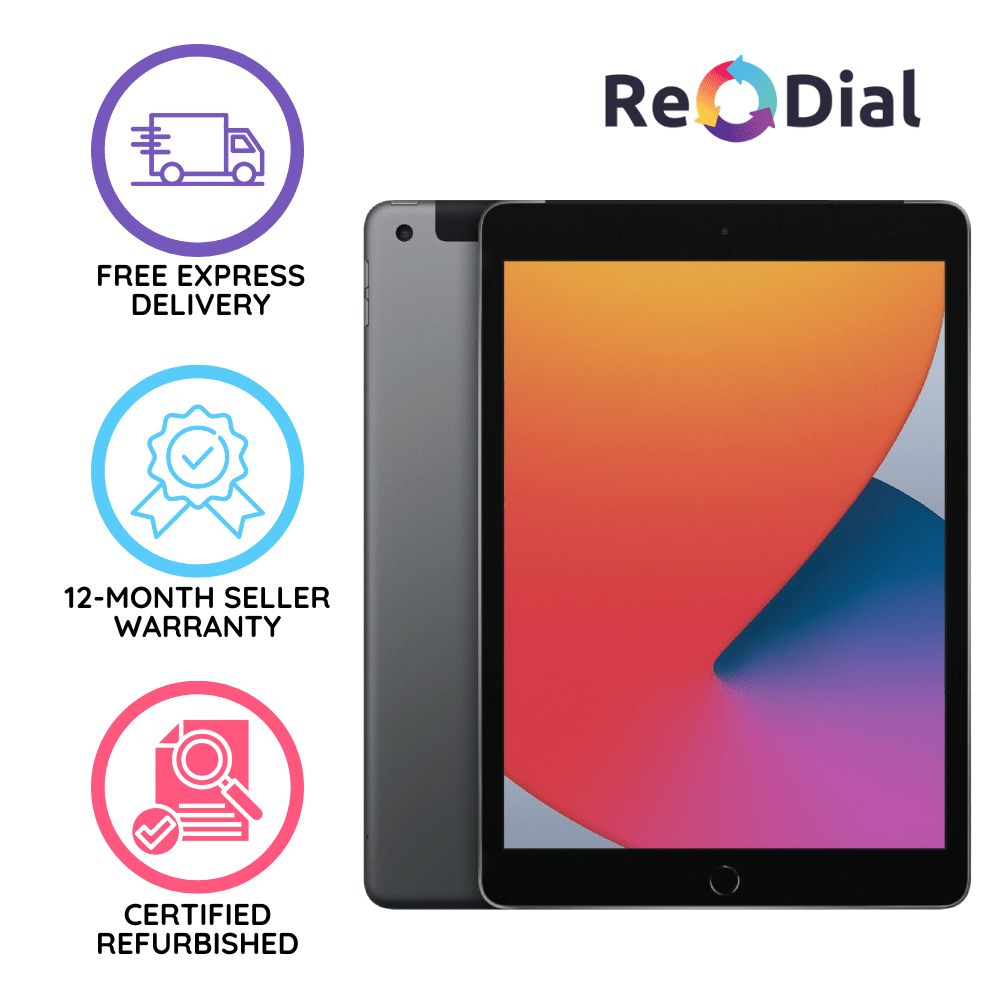 Apple iPad 10.2" 7th Gen (2019) Wi - Fi + Cellular - Good Condition - ReDial