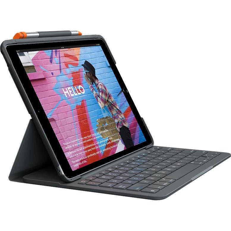 Apple iPad 10.2" 8th Gen 128GB Wi - Fi+Cellular (2020) Brand New w/ Logitech Keyboard - ReDial