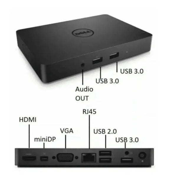 Dell Pro WD15 K17A USB-C Docking Station | Used - No Power Adapter - ReDial