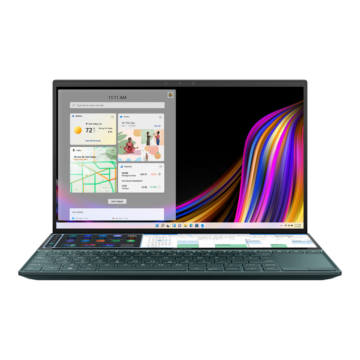 Good Refurbished Asus ZenBook Dou 14" UX481FL Intel i5-10210U  - Windows 11