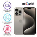 Excellent Refurbished Apple iPhone 15 Pro - Unlocked - ReDial