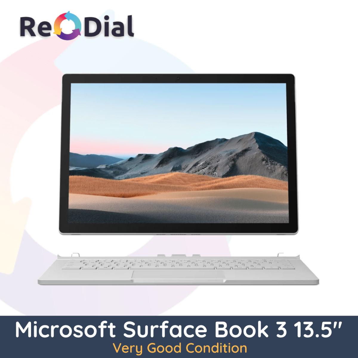 Good Refurbished Microsoft Surface Book 3 13.5" i7 - 1065G7 256Gb 16Gb Ram - Windows 11 Pro - ReDial