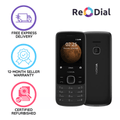 Good Refurbished Nokia 225 4G TA - 1279 Dual Sim - Black - Unlocked - ReDial