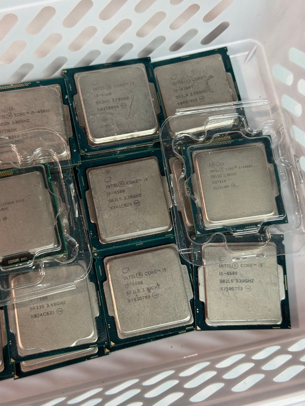 Intel CPU Processor Lot | 38-Piece Bulk Mix | Used, Untested (As-Is) - ReDial