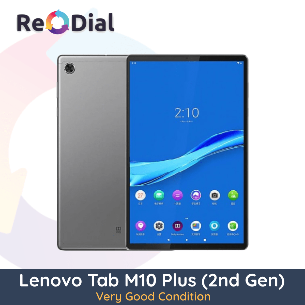 Lenovo Tab M10 Plus 10.3" 2nd Gen (TB - X606F) WiFi + Cellular - Very Good Condition - ReDial