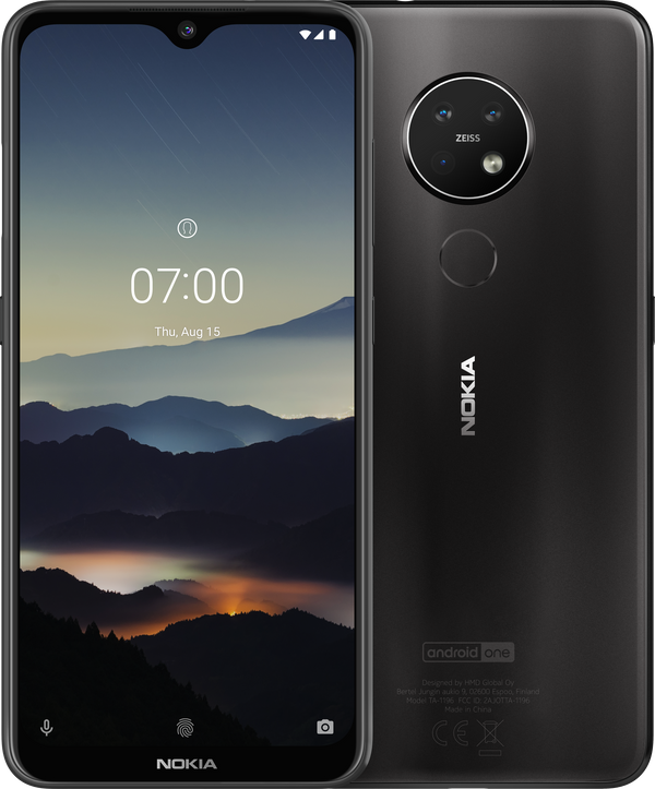 HMD Nokia 7.2 (TA-1193) Black 64GB | Unlocked | Acceptable Refurbished