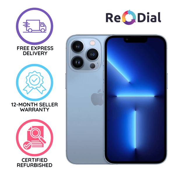 Refurbished Apple iPhone 13 Pro - Acceptable Condition - ReDial