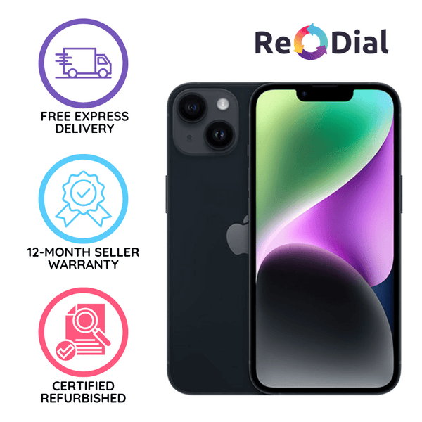 Refurbished Apple iPhone 14 - Good Condition - ReDial