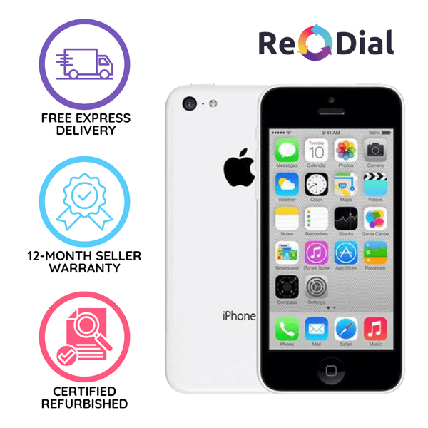 Refurbished Apple iPhone 5c - Very Good Condition - ReDial