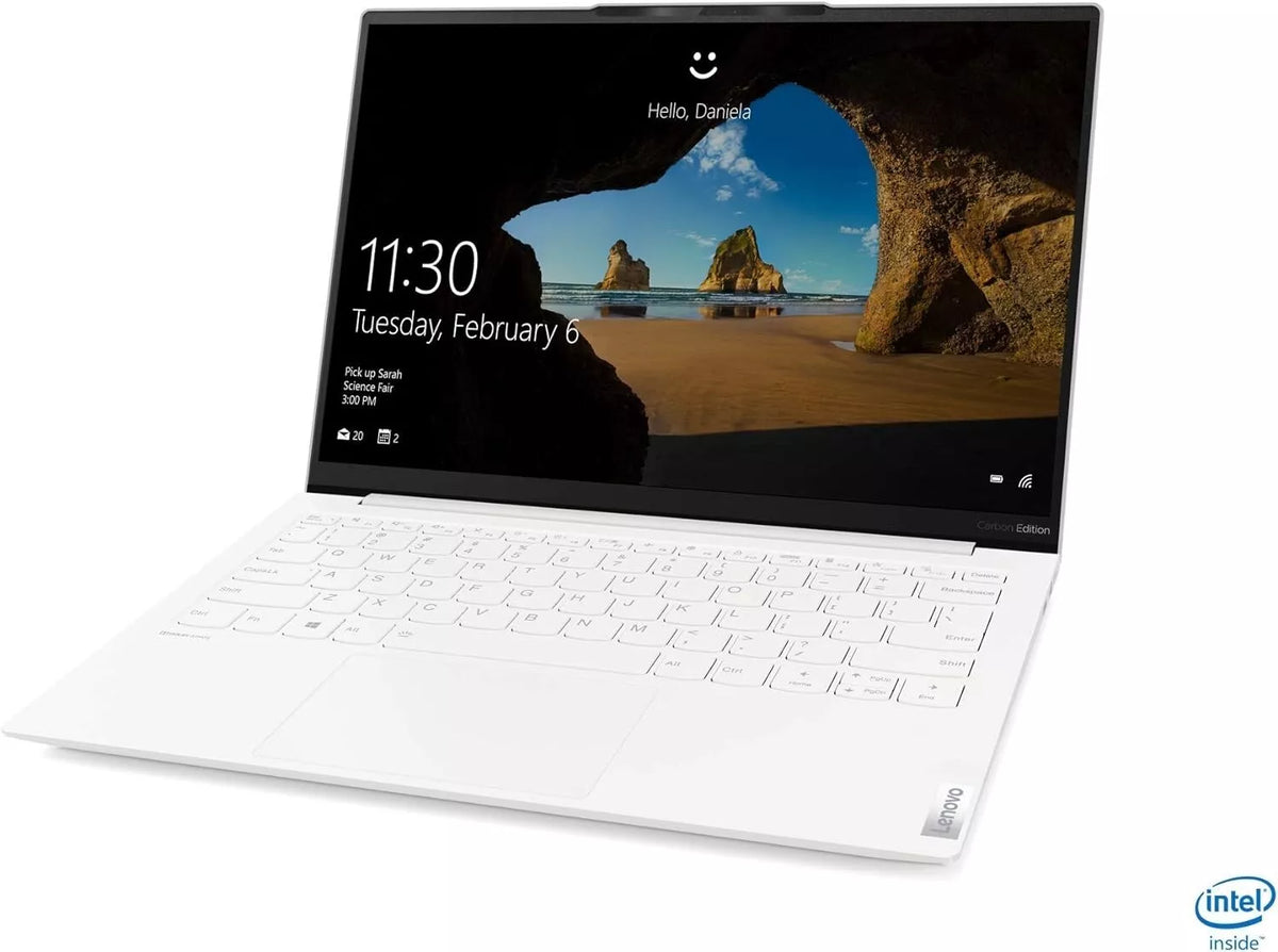 Excellent Refurbished Yoga Slim 7i Carbon 13" Core i7-1165G7 512Gb 16Gb Ram - Windows 11 - White