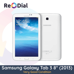 Samsung Galaxy Tab 3 8.0" (T310 / 2013) WiFi + Cellular - Very Good Condition - ReDial