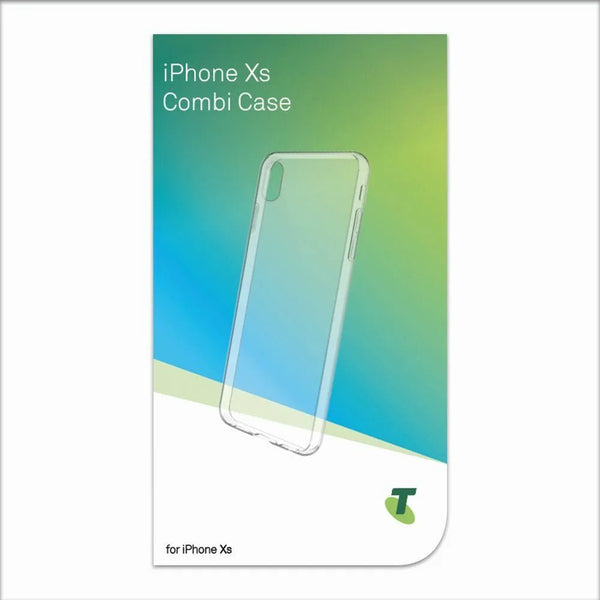 Telstra Combi Phone Case for iPhone Xs (Clear) - Brand New - ReDial