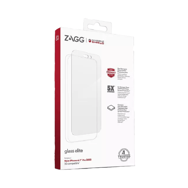 ZAGG InvisibleShield Glass Elite Screen Protector for Apple iPhone 14 Pro Max - ReDial