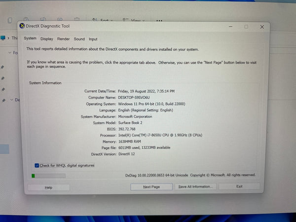 Microsoft Surface Book 2 15